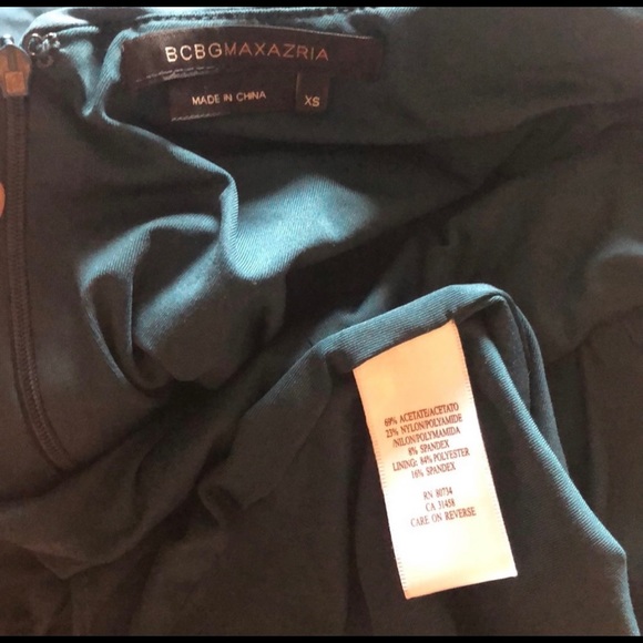 BCBG Teal Dress - Picture 4 of 7